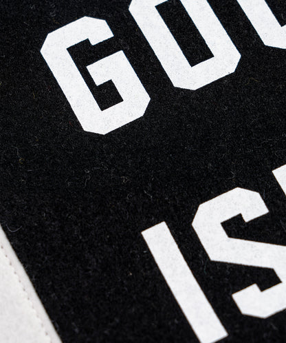 Good Work Isn't Cheap Camp Flag • Promises Kept Events x Oxford Pennant