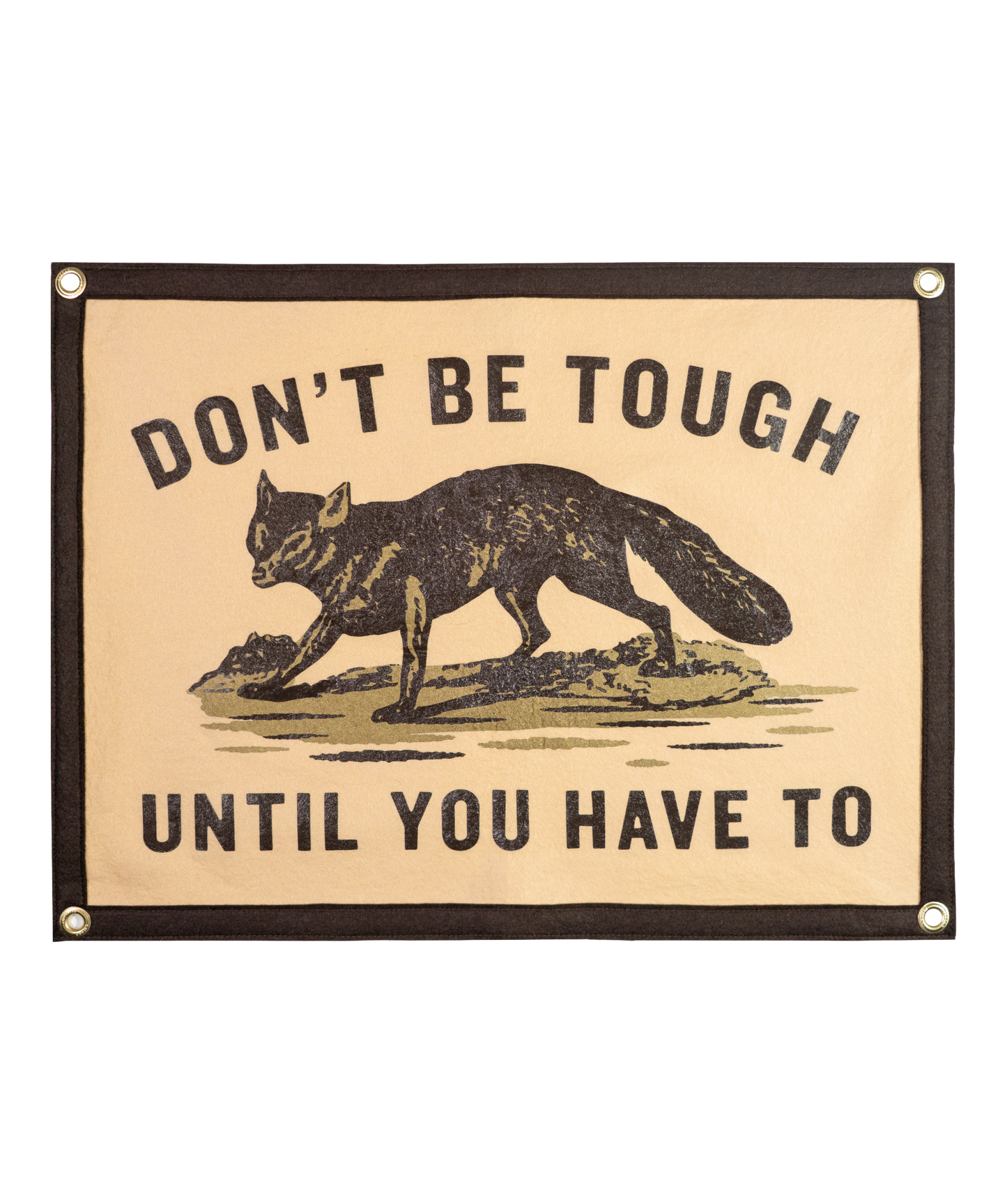 Don't Be Tough Until You Have To Camp Flag • Jason Isbell x Oxford Pennant