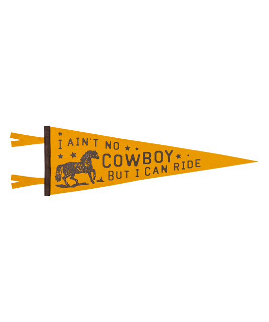 I Ain't No Cowboy But I Can Ride Pennant • Jason Isbell x Oxford Pennant