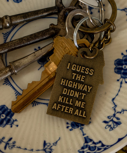 I Guess The Highway Didn't Kill Me After All Keychain • Jason Isbell x Oxford Pennant