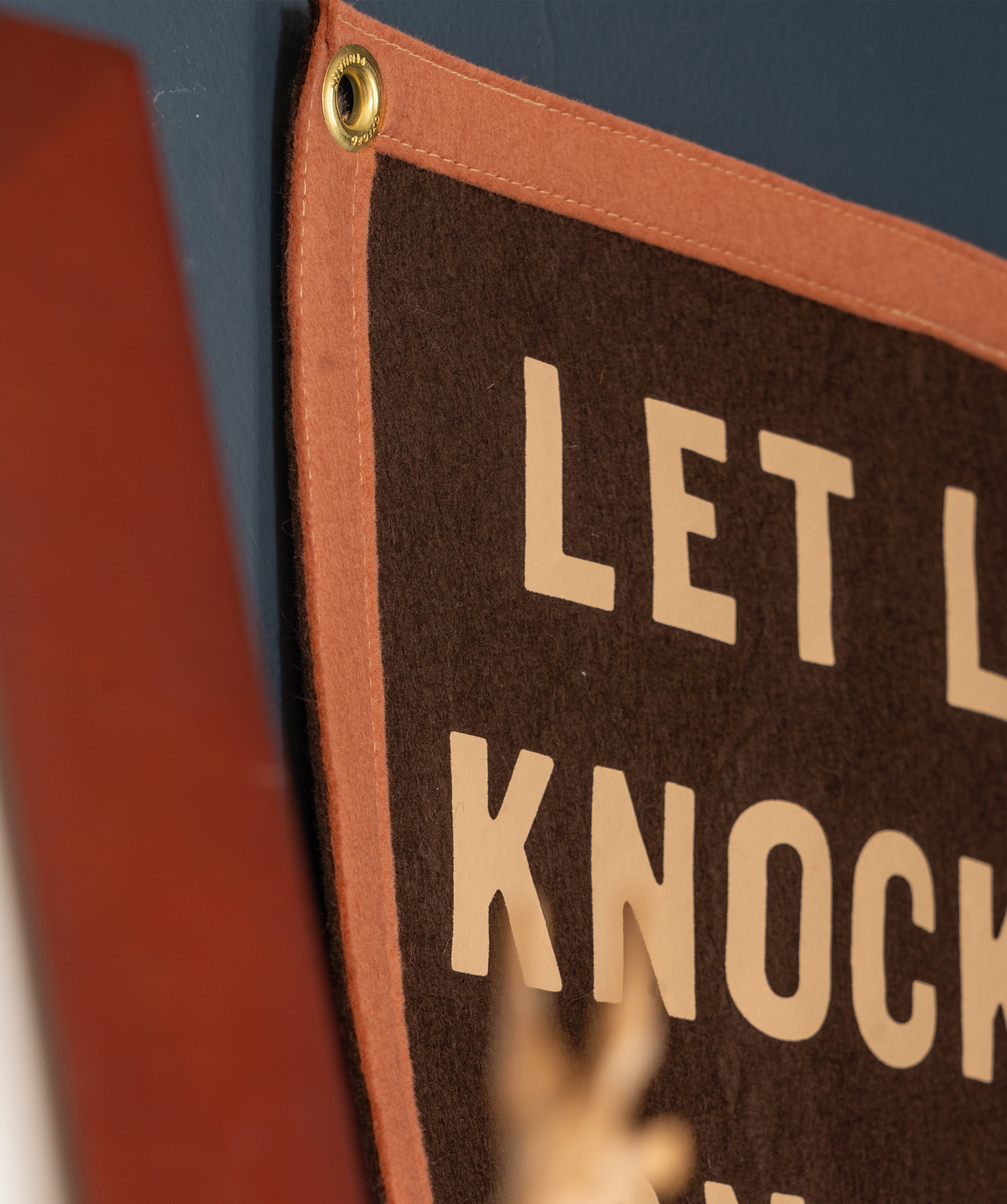 Let Love Knock You On Your Ass Camp Flag • Jason Isbell x Oxford
