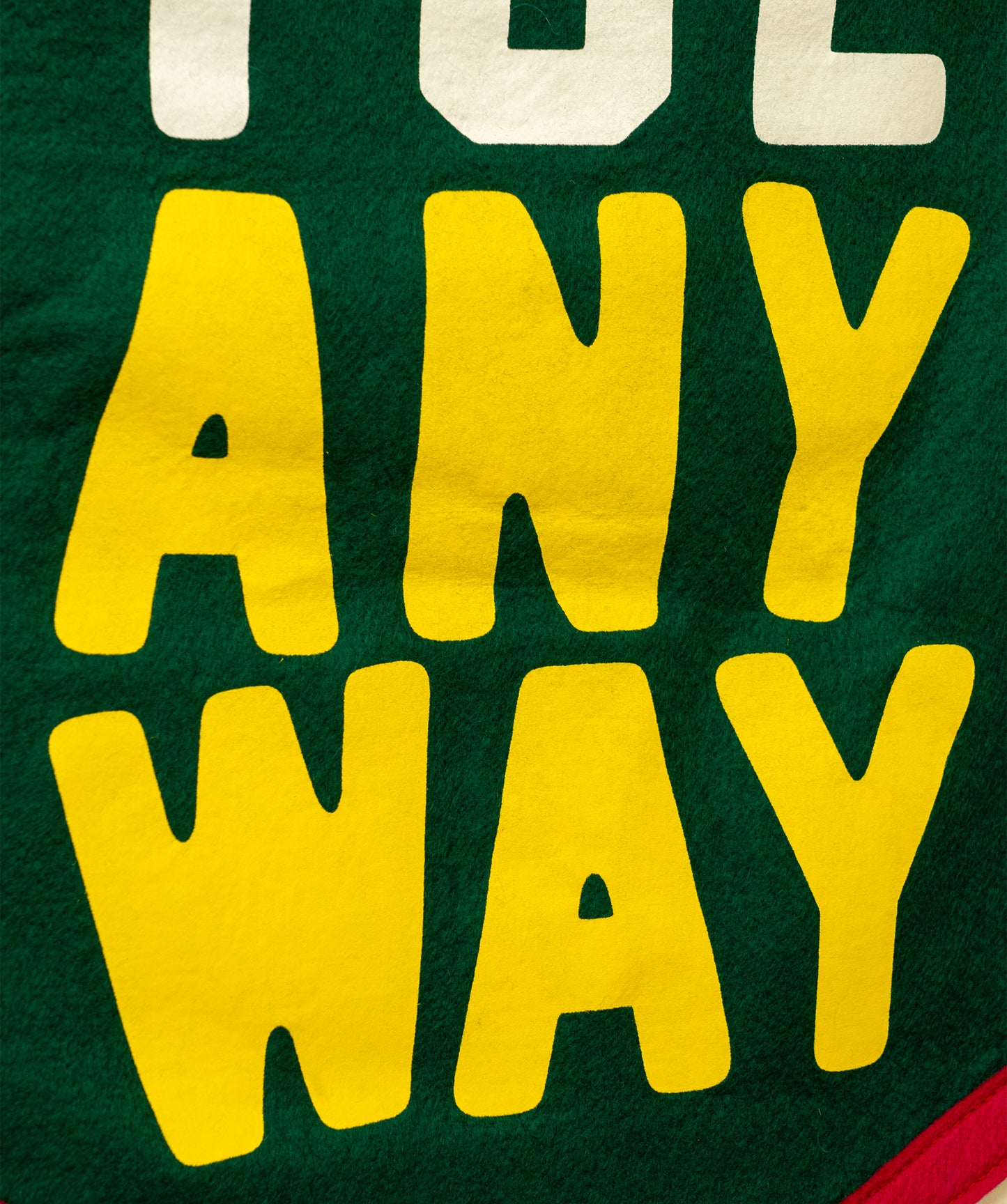 Joyful Anyway Camp Flag • Kate Bowler x Oxford Pennant