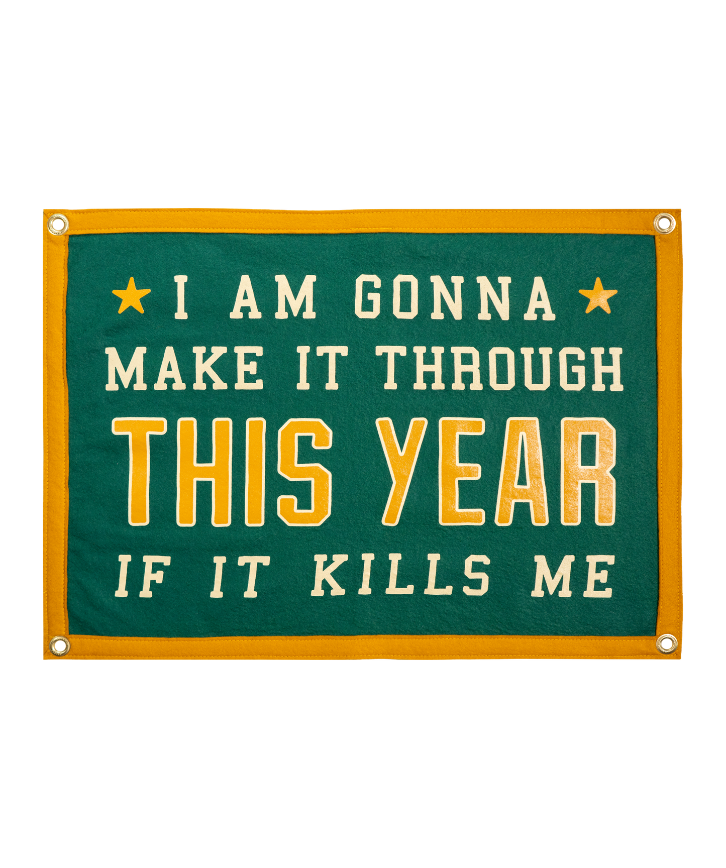 I Am Gonna Make It Camp Flag • The Mountain Goats x Oxford Pennant