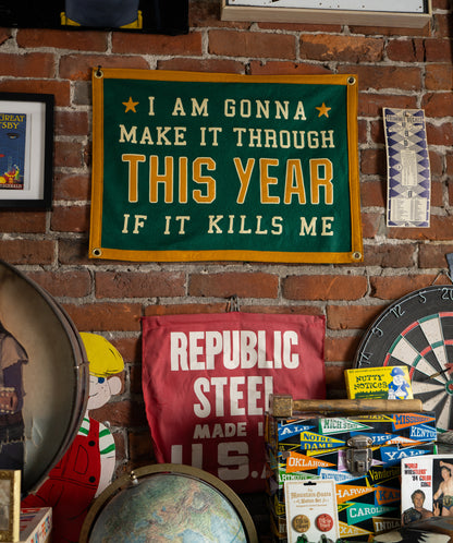 I Am Gonna Make It Camp Flag • The Mountain Goats x Oxford Pennant