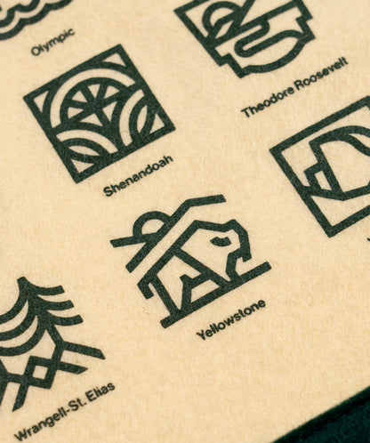 National Parks Camp Flag • Steve Wolf x Oxford Pennant