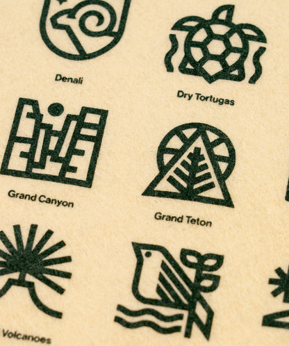 National Parks Camp Flag • Steve Wolf x Oxford Pennant