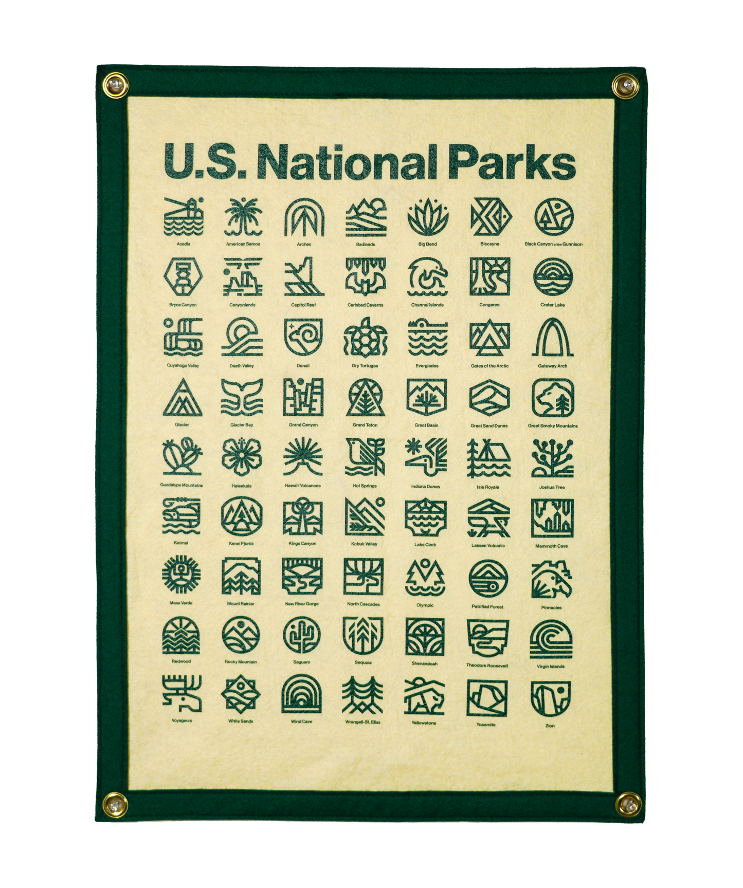 National Parks Camp Flag • Steve Wolf x Oxford Pennant