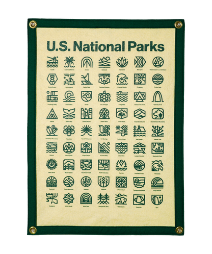 National Parks Camp Flag • Steve Wolf x Oxford Pennant