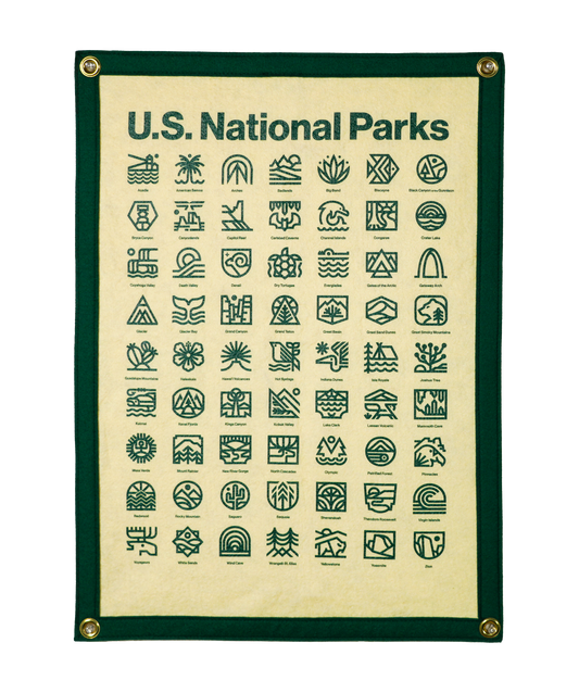 National Parks Camp Flag • Steve Wolf x Oxford Pennant