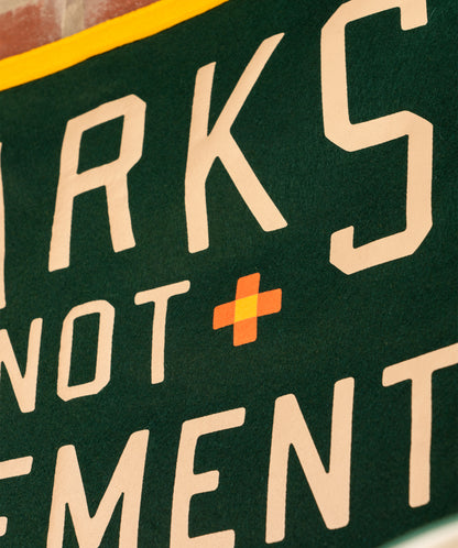 Parks Not Pavement Camp Flag