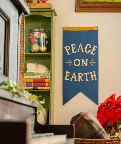 Peace On Earth Scout Flag
