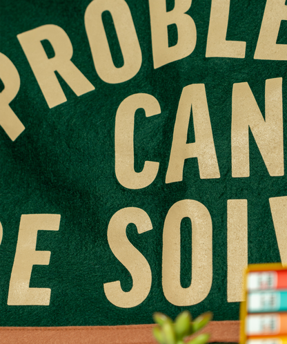 Problems Can Be Solved Camp Flag • Seth Godin x Oxford Pennant
