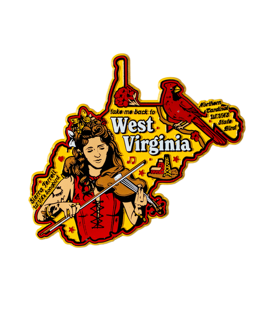 Take Me Back To West Virginia Magnet • Sierra Ferrell x Oxford Pennant