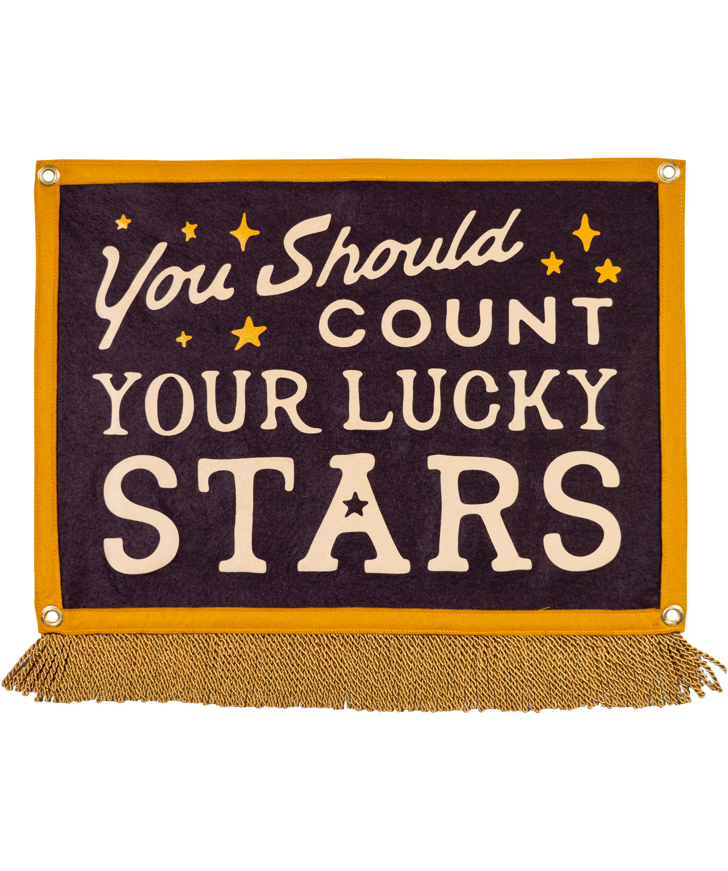 You Should Count Your Lucky Stars Camp Flag • Sierra Ferrell x Oxford Pennant