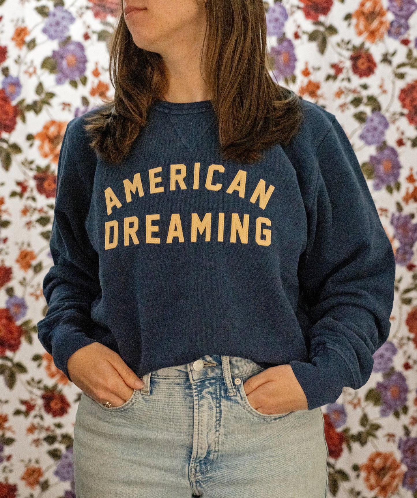 American Dreaming Stitched Crewneck • Sierra Ferrell x Oxford Pennant
