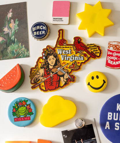 Take Me Back To West Virginia Magnet • Sierra Ferrell x Oxford Pennant
