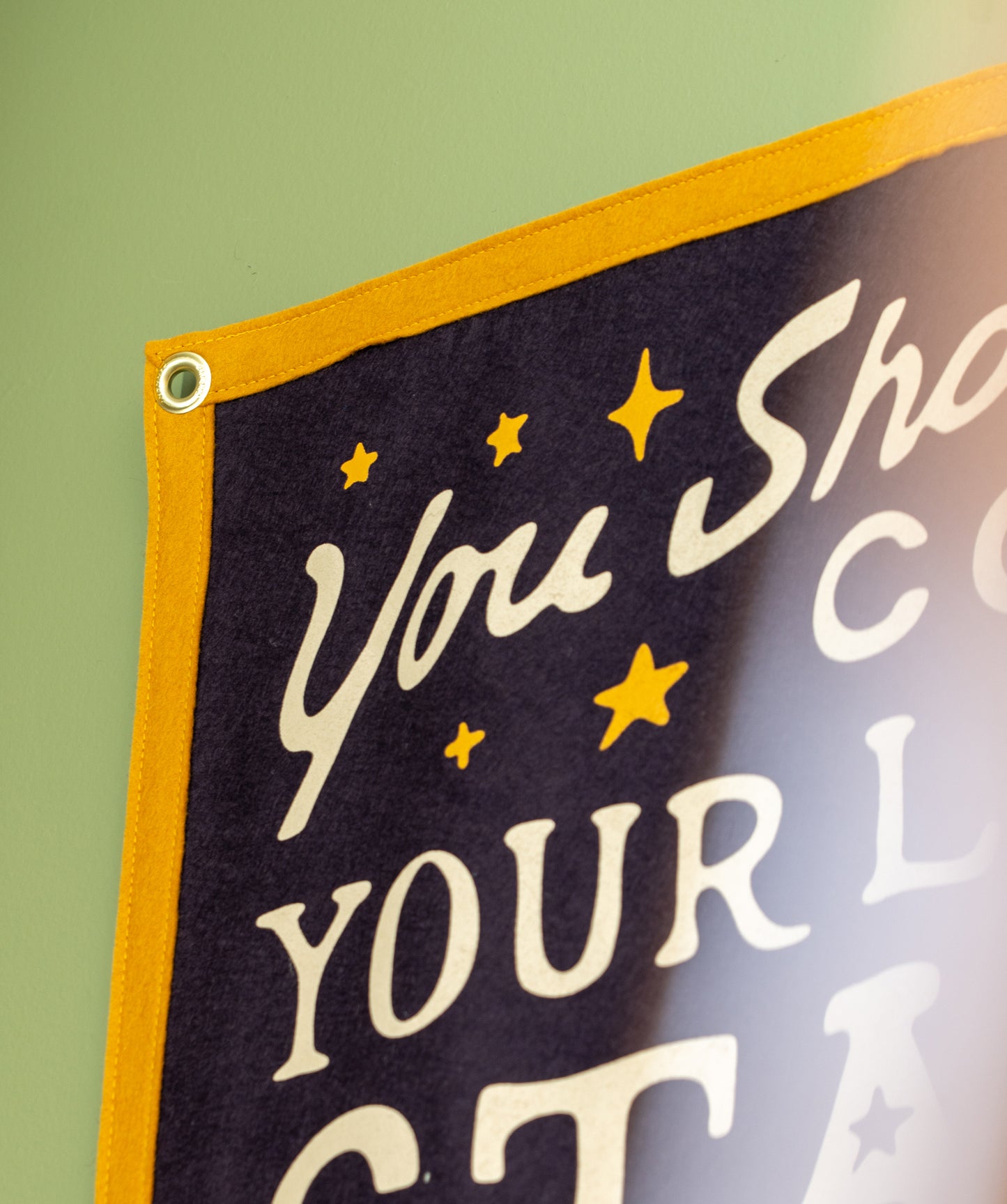 You Should Count Your Lucky Stars Camp Flag • Sierra Ferrell x Oxford Pennant