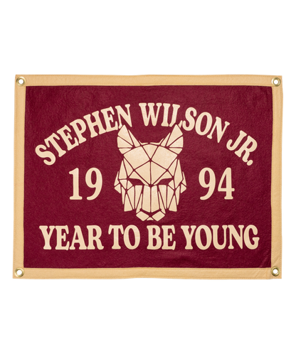 Year To Be Young 1994 Camp Flag • Stephen Wilson Jr x Oxford Pennant