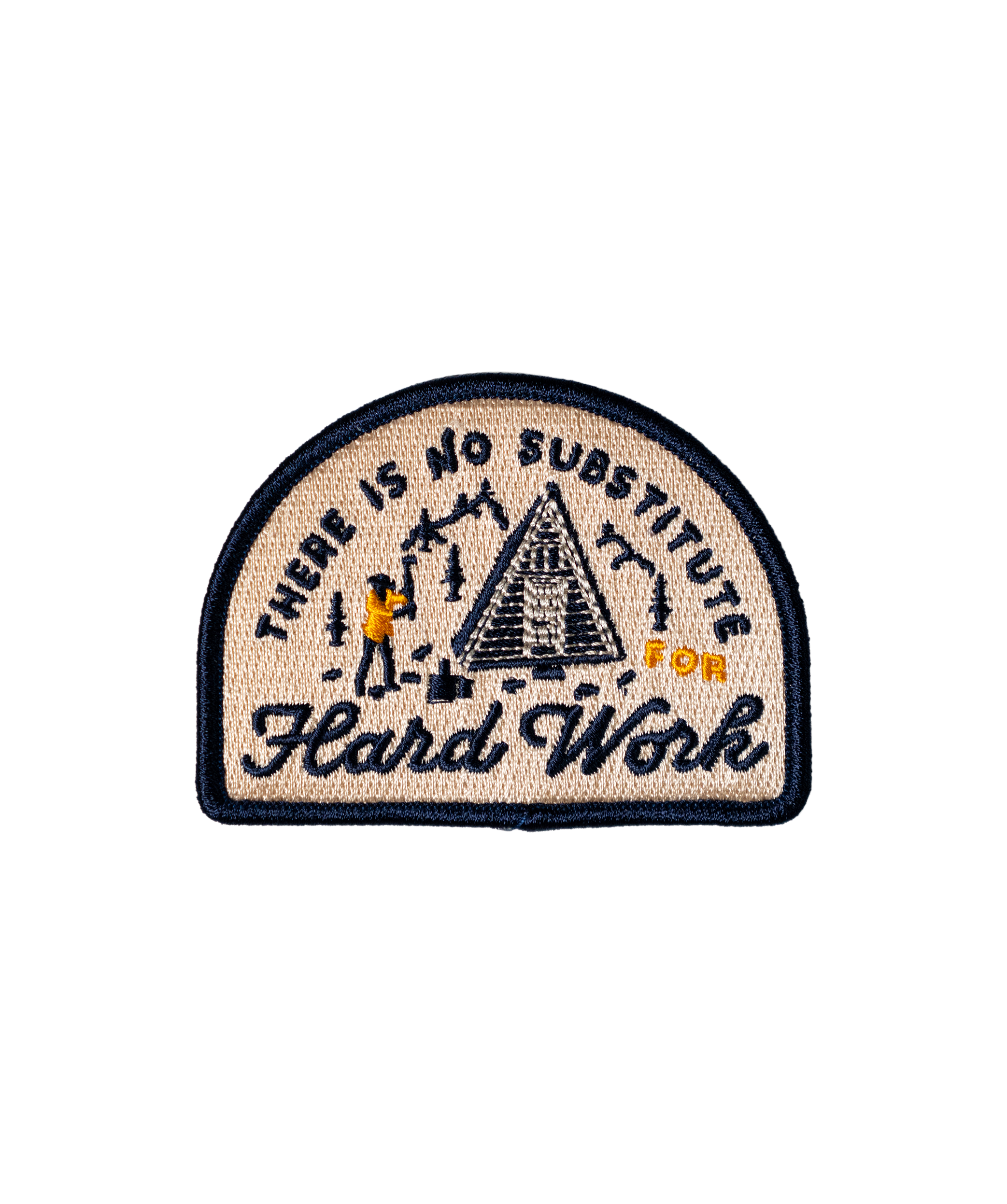 There is No Substitute for Hard Work Embroidered Patch – Oxford Pennant
