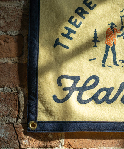 There is No Substitute for Hard Work Camp Flag