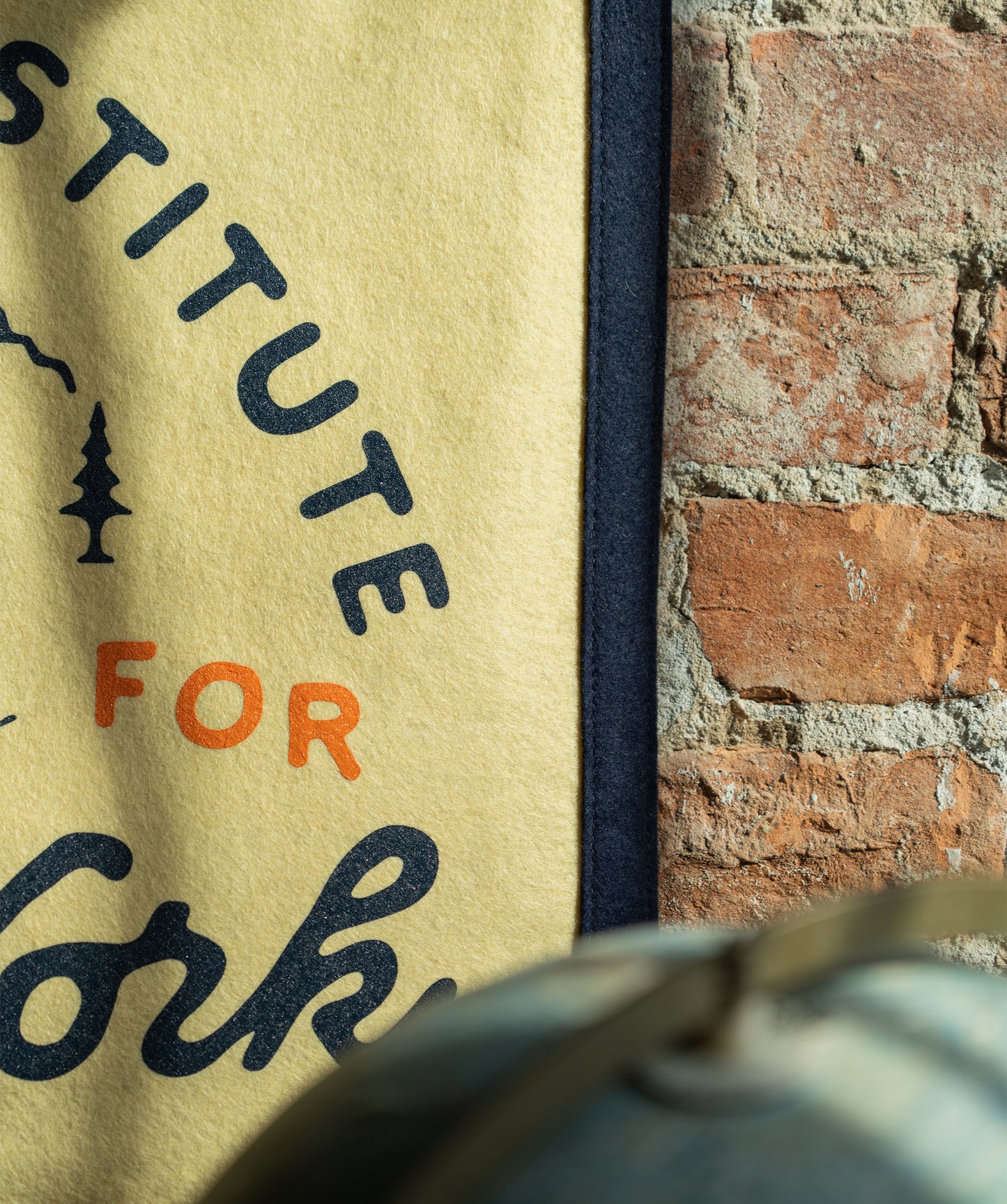 There is No Substitute for Hard Work Camp Flag