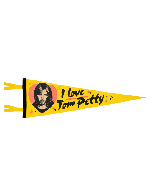 I Love Tom Petty Pennant • Tom Petty x Oxford Pennant