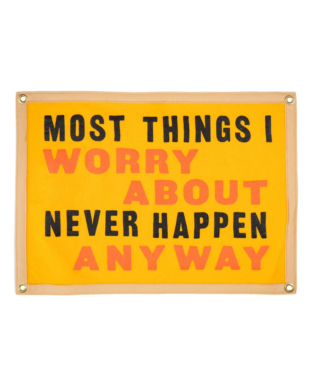 Most Things I Worry About Camp Flag • Tom Petty x Oxford Pennant