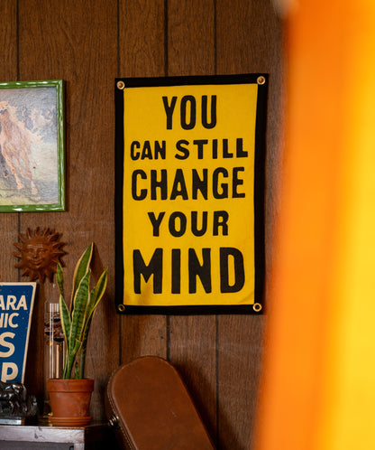 You Can Still Change Your Mind Camp Flag • Tom Petty x Oxford Pennant