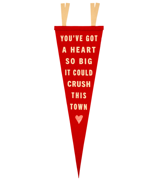 You've Got A Heart So Big Pennant • Tom Petty x Oxford Pennant