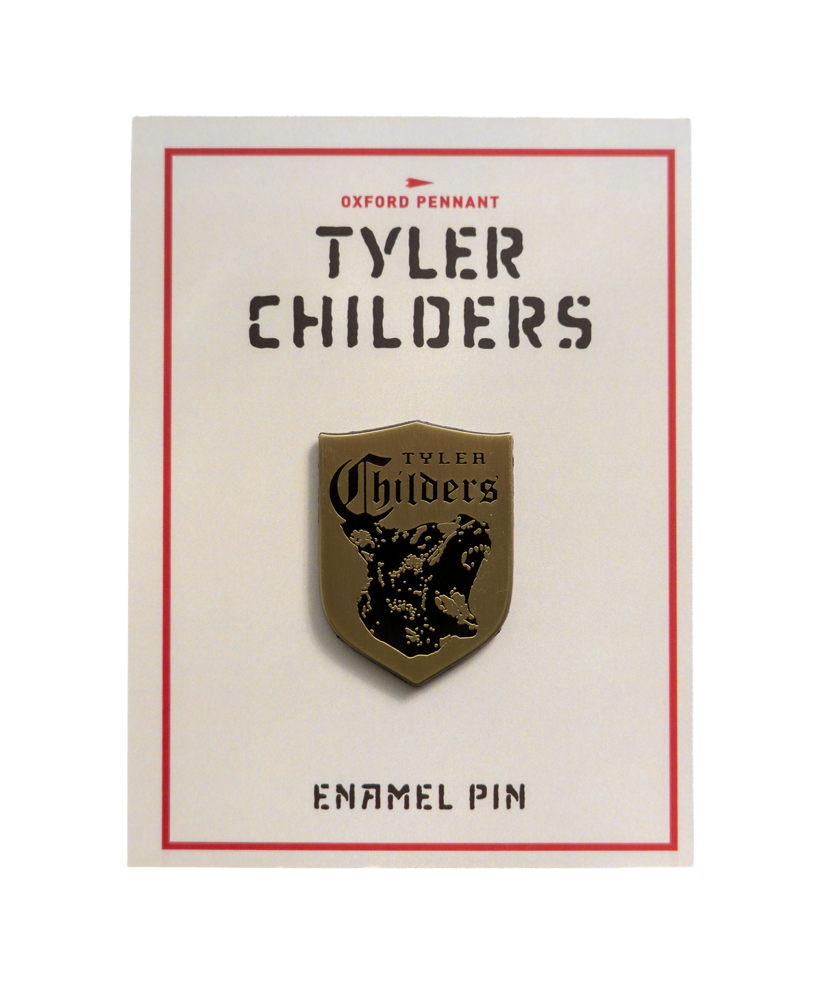 Bitin' List Enamel Pin • Tyler Childers x Oxford Pennant