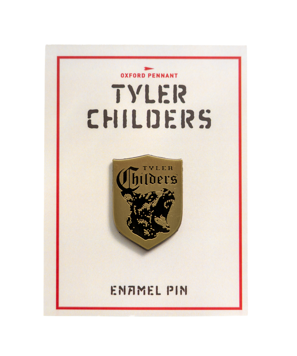 Bitin' List Enamel Pin • Tyler Childers x Oxford Pennant