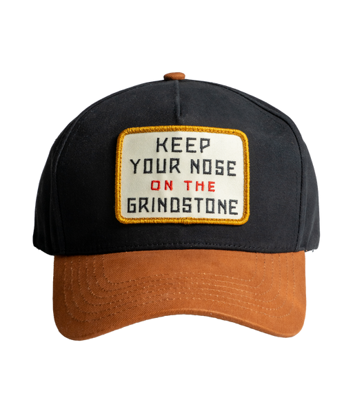 Keep Your Nose On The Grindstone Trucker Hat • Tyler Childers x Oxford Pennant