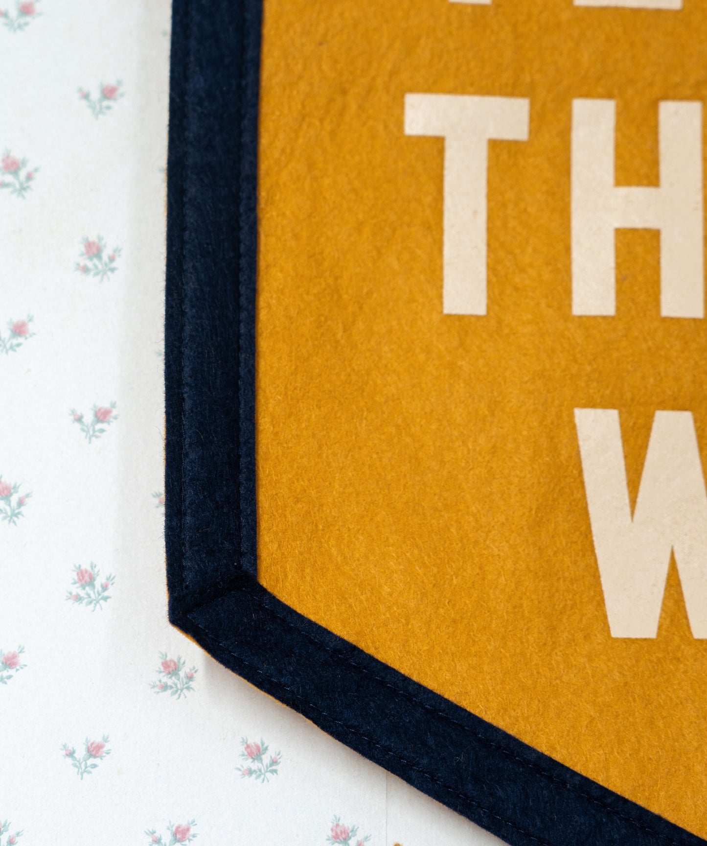 Adversity Is A Terrible Thing To Waste Camp Flag • Unreasonable Hospitality x Oxford Pennant