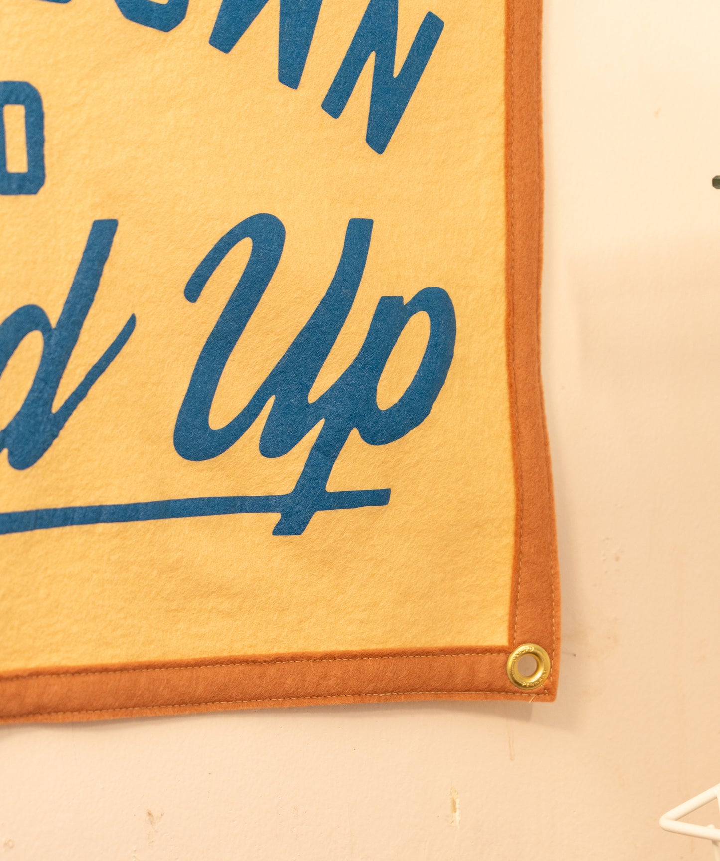 Slow Down To Speed Up Camp Flag • Unreasonable Hospitality x Oxford Pennant