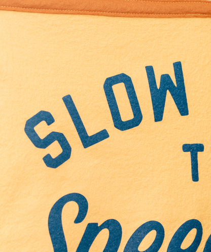 Slow Down To Speed Up Camp Flag • Unreasonable Hospitality x Oxford Pennant