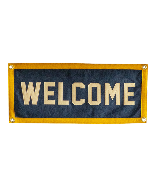 Welcome Championship Banner • Unreasonable Hospitality x Oxford Pennant
