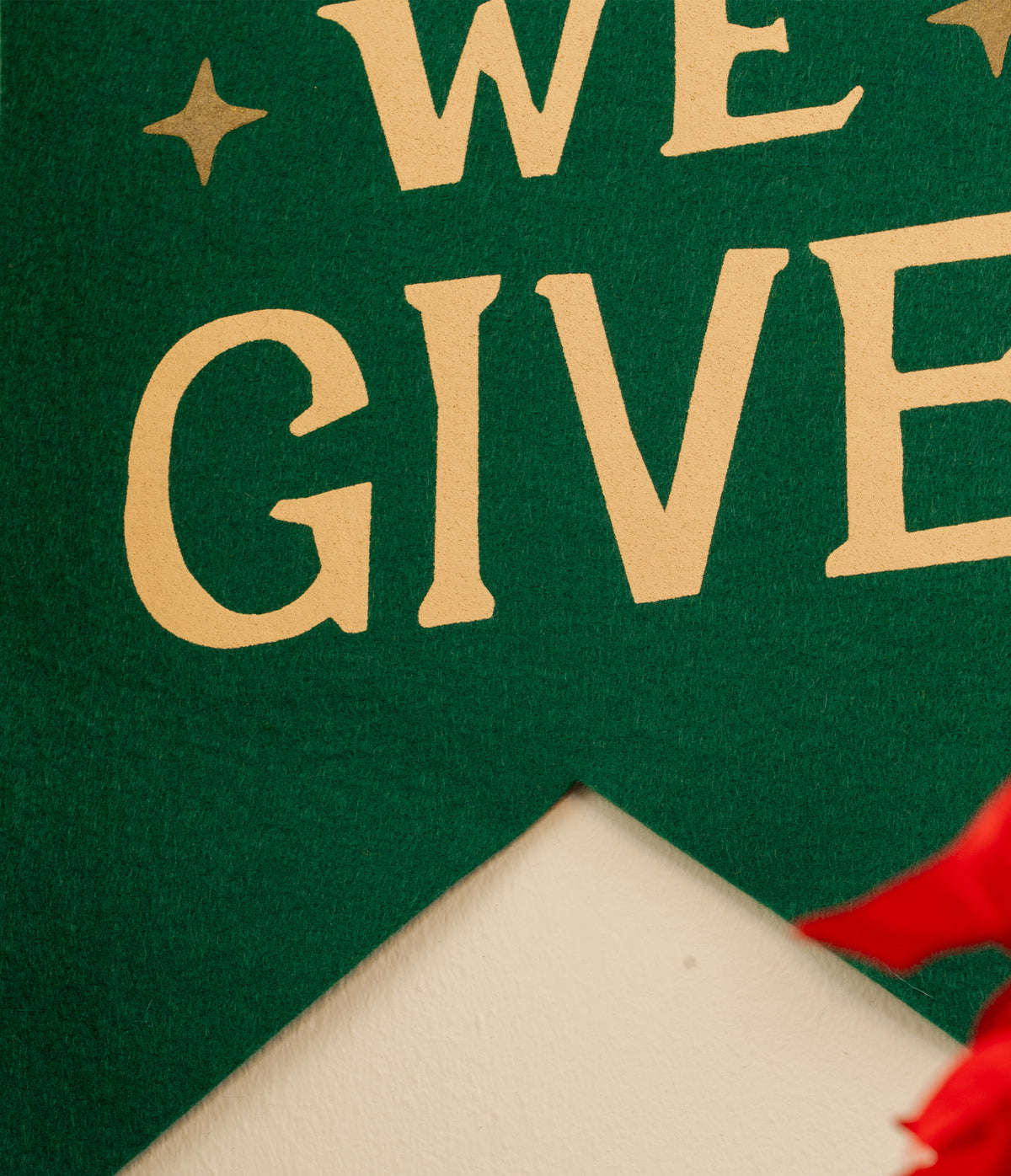 We Get What We Give Scout Flag