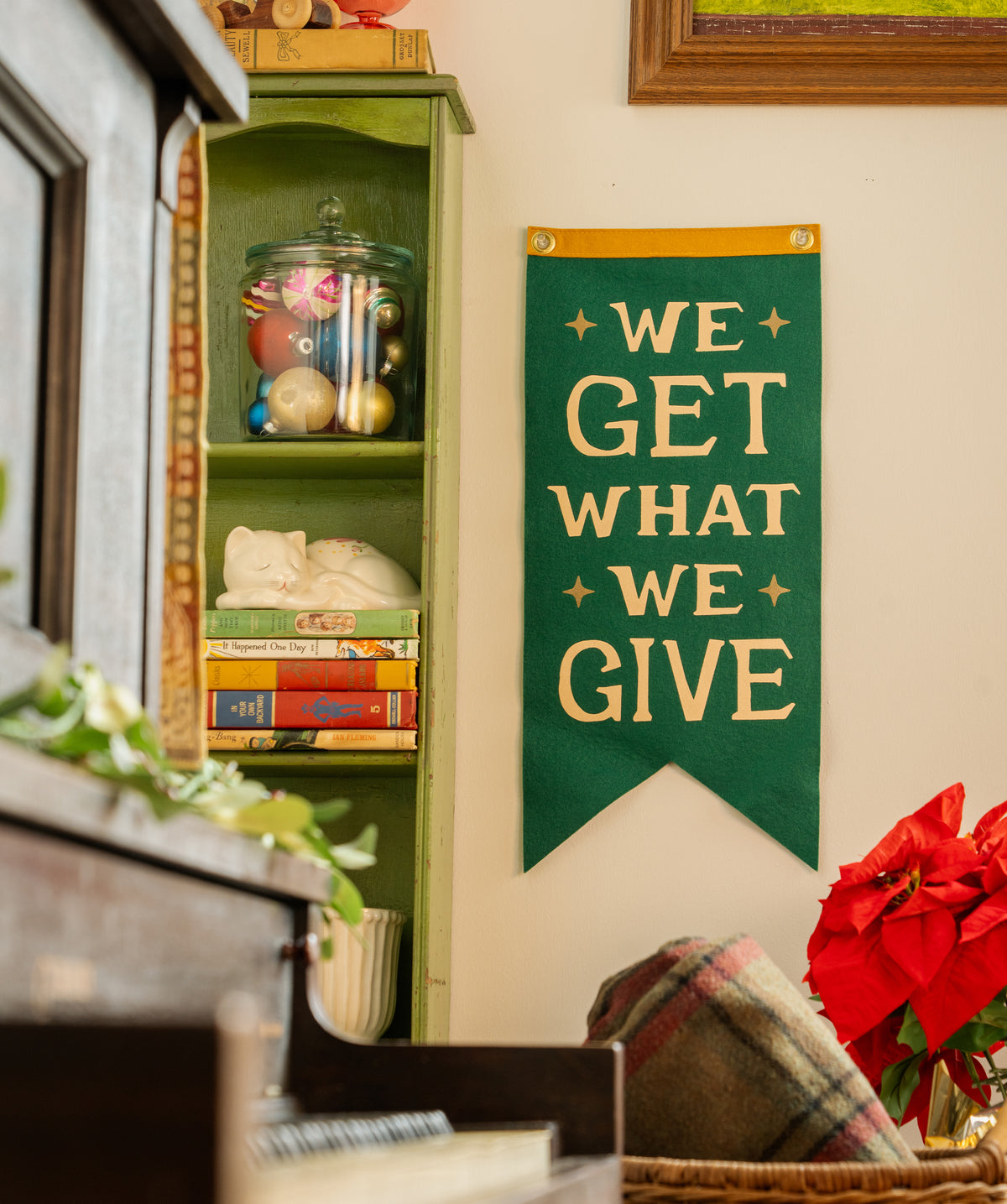 We Get What We Give Scout Flag