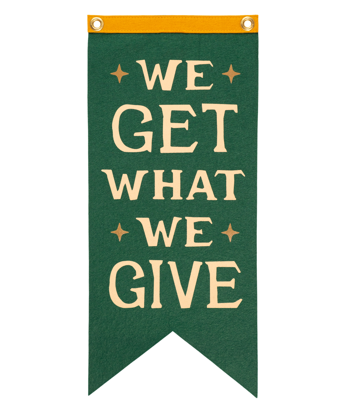 We Get What We Give Scout Flag