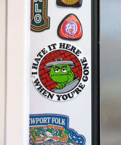 I Hate It Here When You're Gone Oscar Magnet • Wilco x Sesame Street x Oxford Pennant