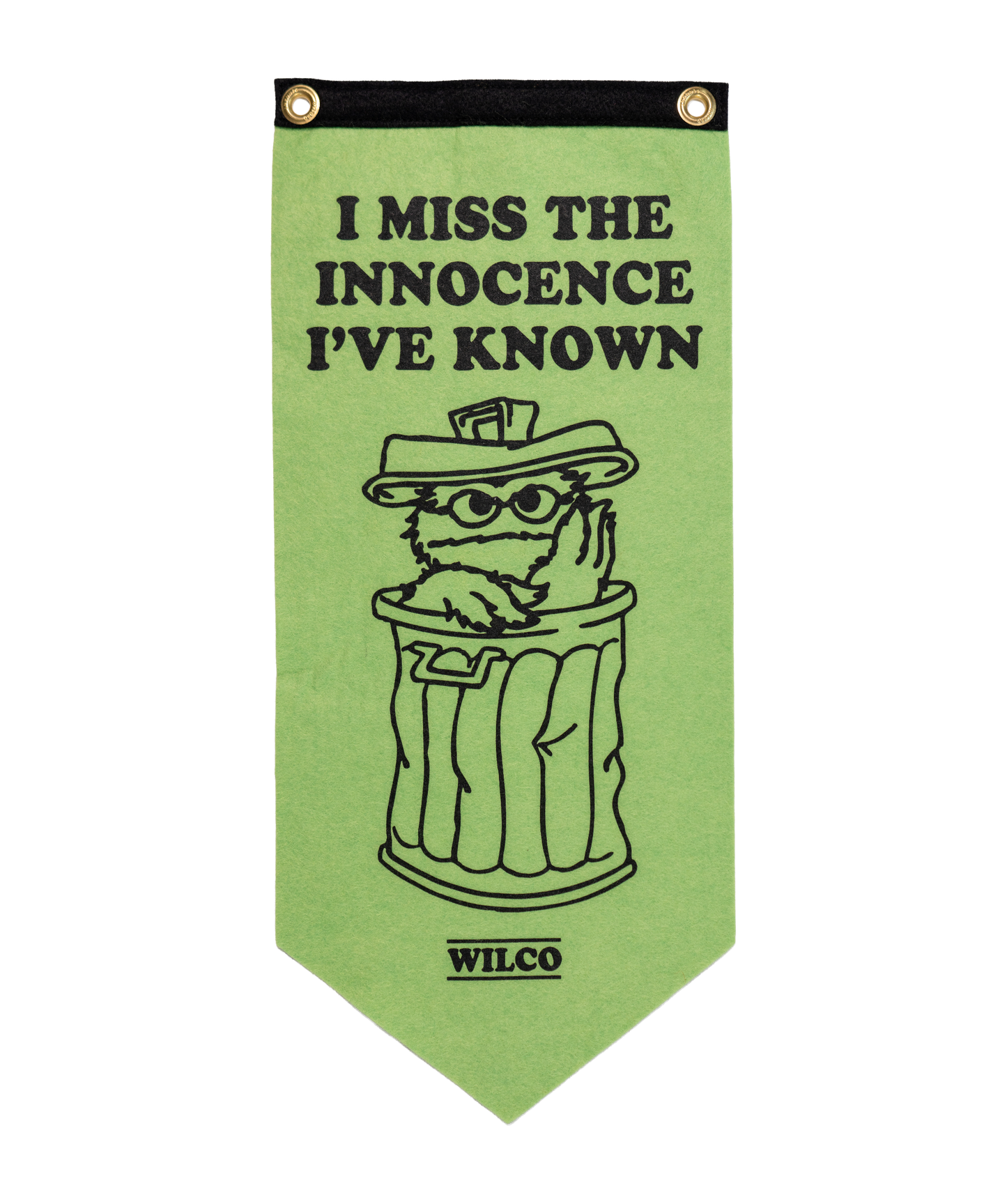 I Miss The Innocence I've Known Scout Flag • Wilco x Sesame Street x Oxford Pennant