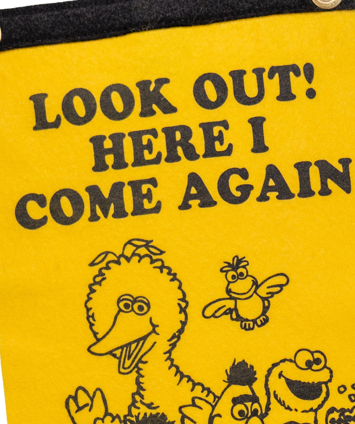 Look Out! Here I Come Again Scout Flag  • Wilco x Sesame Street x Oxford Pennant