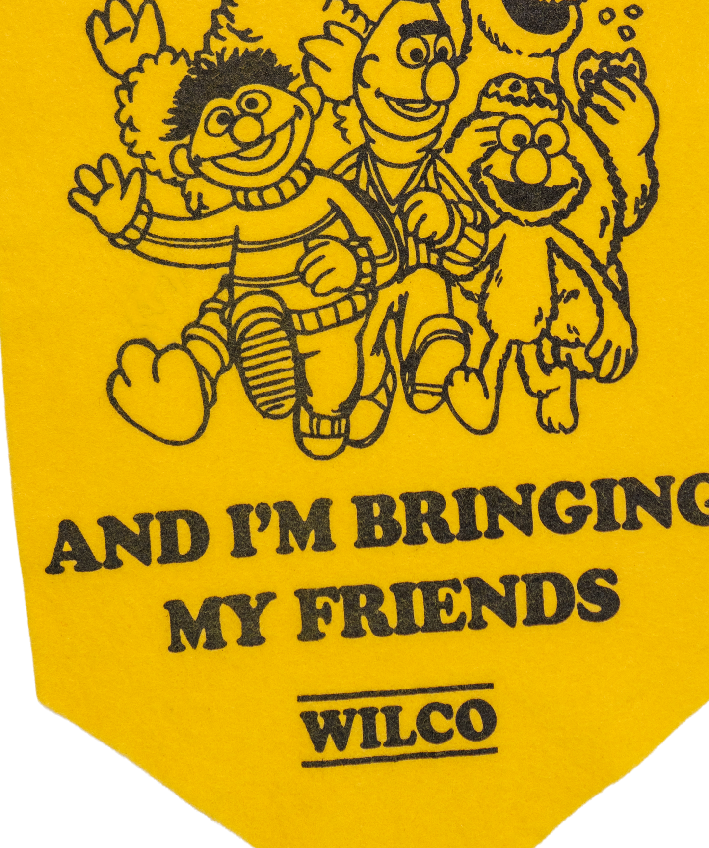 Look Out! Here I Come Again Scout Flag  • Wilco x Sesame Street x Oxford Pennant