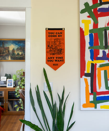 You Can Come By Any Time You Want Scout Flag  • Wilco x Sesame Street x Oxford Pennant