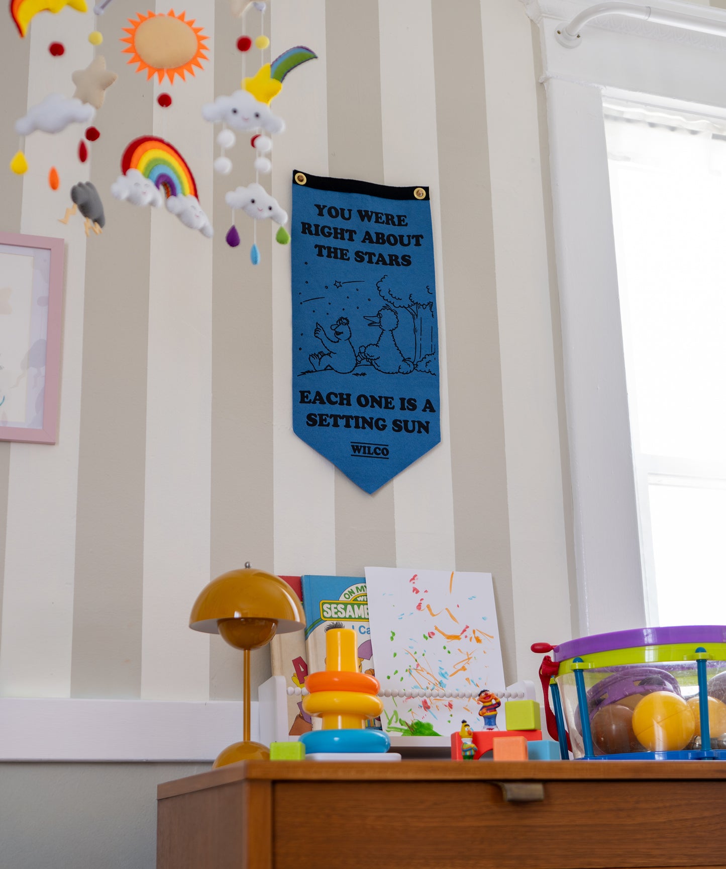 You Were Right About The Stars Scout Flag • Wilco x Sesame Street x Oxford Pennant