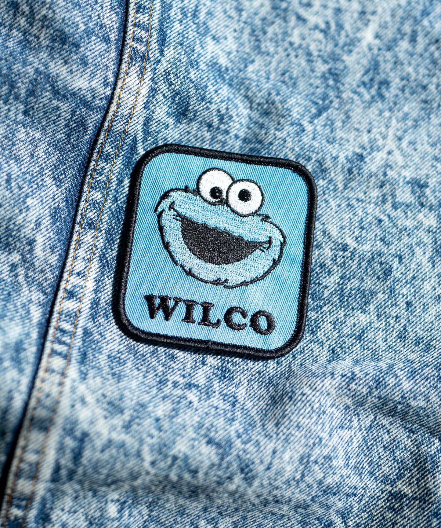 Sesame Street x Wilco Embroidered Patch Pack • Wilco x Sesame Street x Oxford Pennant