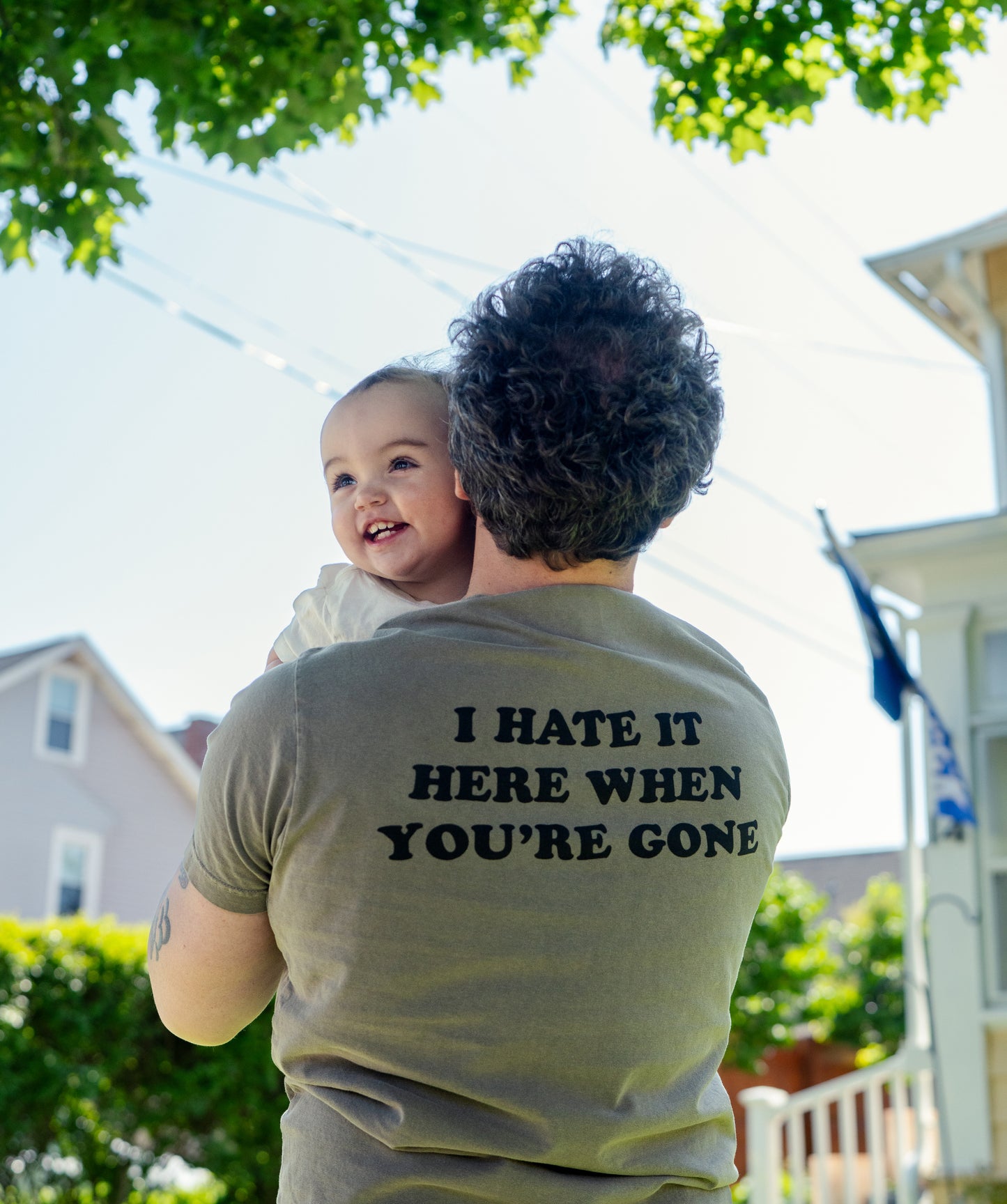 I Hate It Here When You're Gone Oscar T-Shirt  • Wilco x Sesame Street x Oxford Pennant