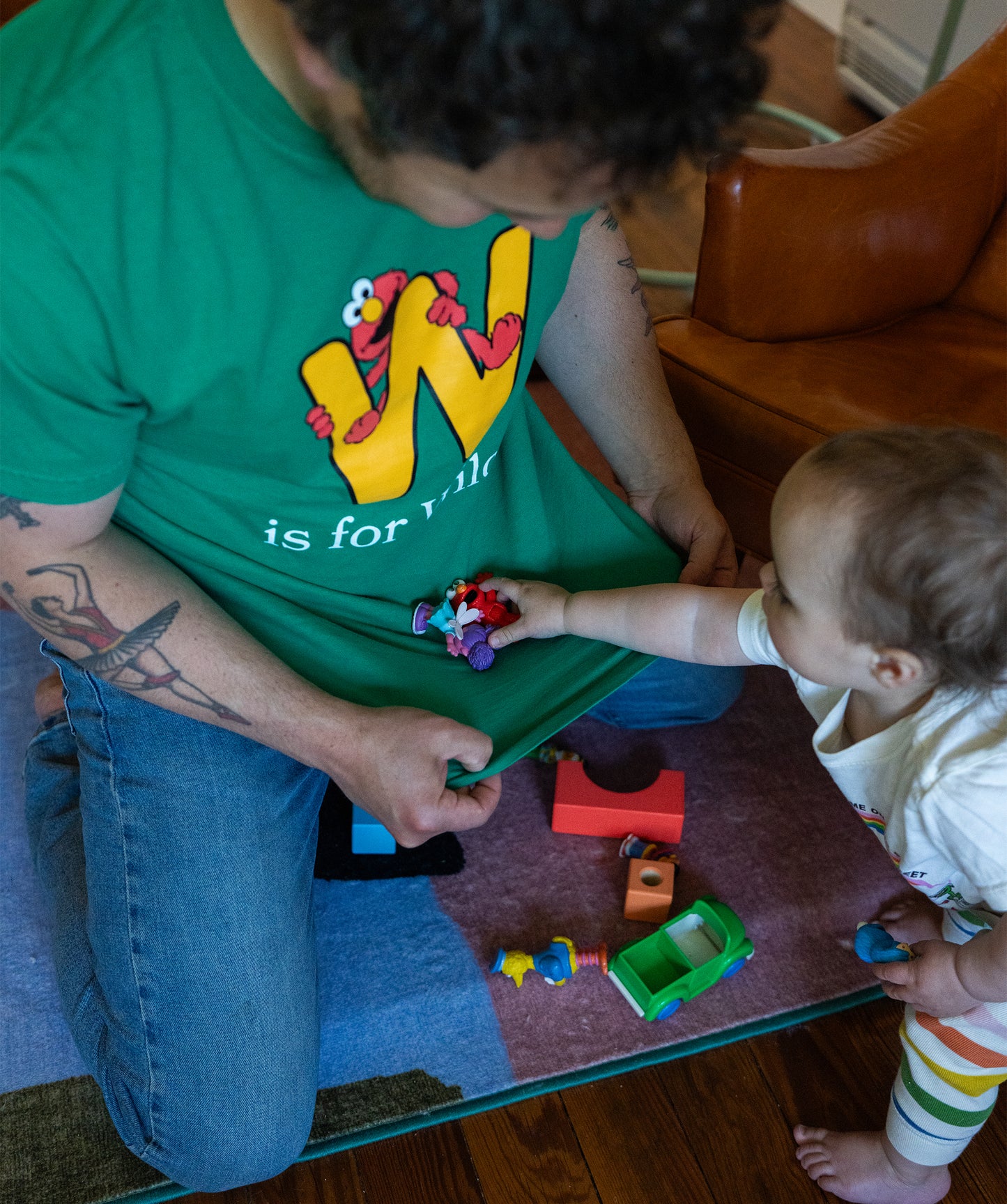 W is for Wilco T-Shirt  • Wilco x Sesame Street x Oxford Pennant