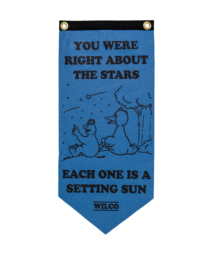 You Were Right About The Stars Scout Flag • Wilco x Sesame Street x Oxford Pennant