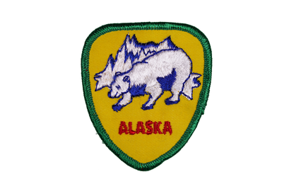 Vintage Alaska Embroidered Patch